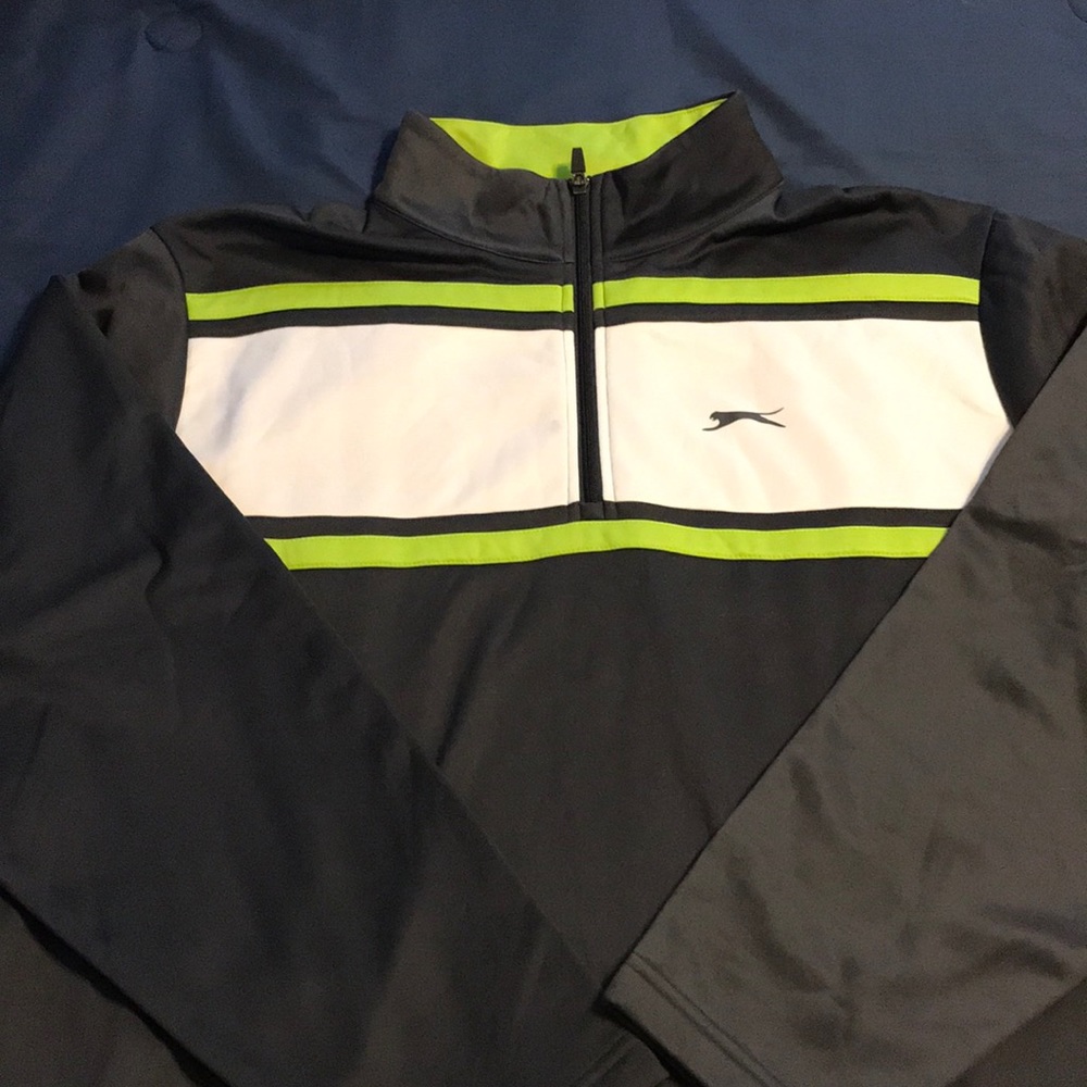 Slazenger men’s fleece lined wind jacket. Sz XXL.